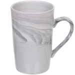 Кружка керамическая 400мл в наборе 2шт «Мрамор», высокая