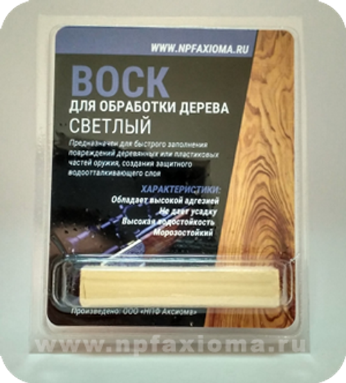 Воск реставрационный для обработки дерева светлый