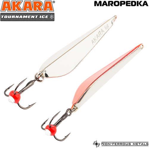 Блесна зимняя Akara Tournament Ice Maropedka 30 3 гр.Sil/Cu