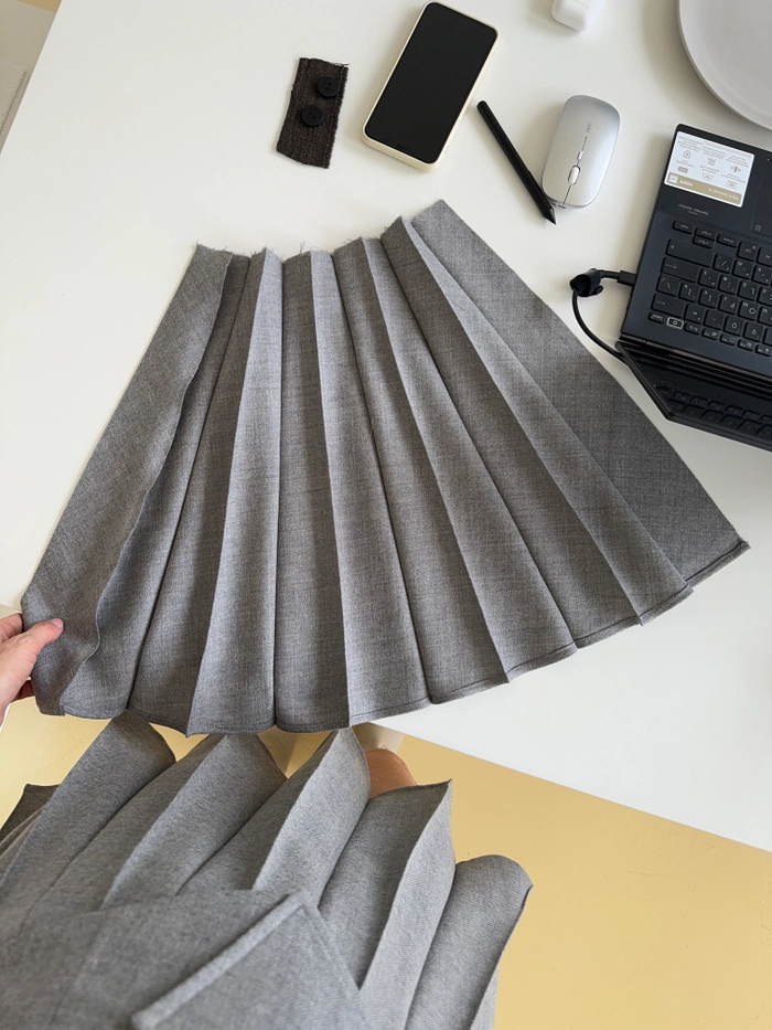 ЮБКА ГАРЭТ СЕРЫЙ