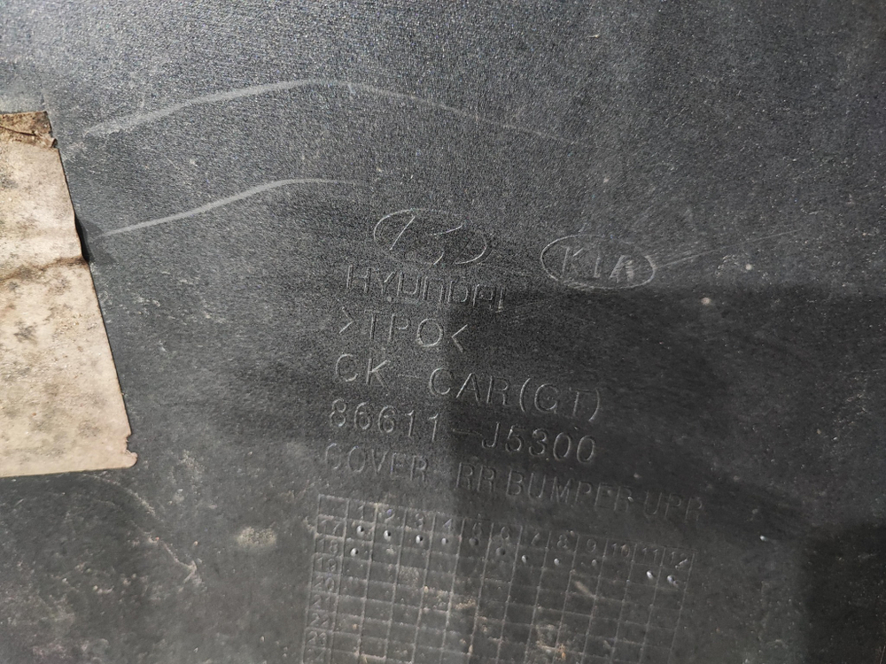 Бампер задний Kia Stinger (CK) 17-нв Б/У Оригинал 86611J5300