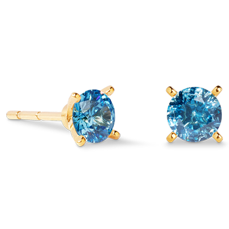 Серьги Coeur de Lion Blue-Gold 0207/21-0716
