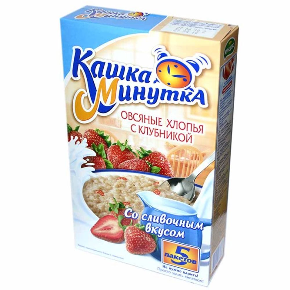 Каша "Кунцево" с клубникой 215гр