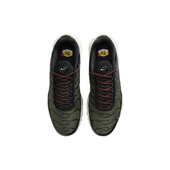 Кроссовки Nike Air Max Plus - универсальный топ из Зеленой кожи