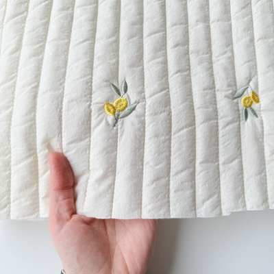 Курточная стежка Лимончики