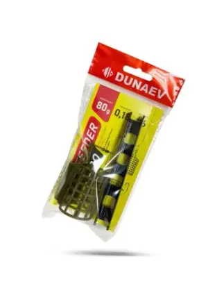Монтаж фидерный Dunaev Inline c кормушкой 80г