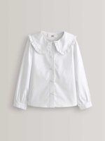 Рубашка школьная для девочки Next M27-440, Белый