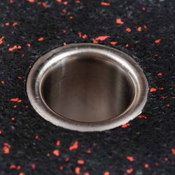 Диск для штанги HI-TEMP с цветными вкраплениями D51 мм PROFI-FIT 25 кг