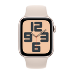 Умные часы Apple Watch SE 2 (2023) GPS, 44mm, Aluminium Case with Sport Band S/M, Starlight (Сияющая звезда)