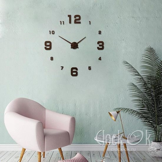 Настенные 3D часы Hi Tech