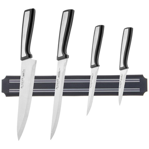 Набор ножей Agness с магнитным держателем, 5пр