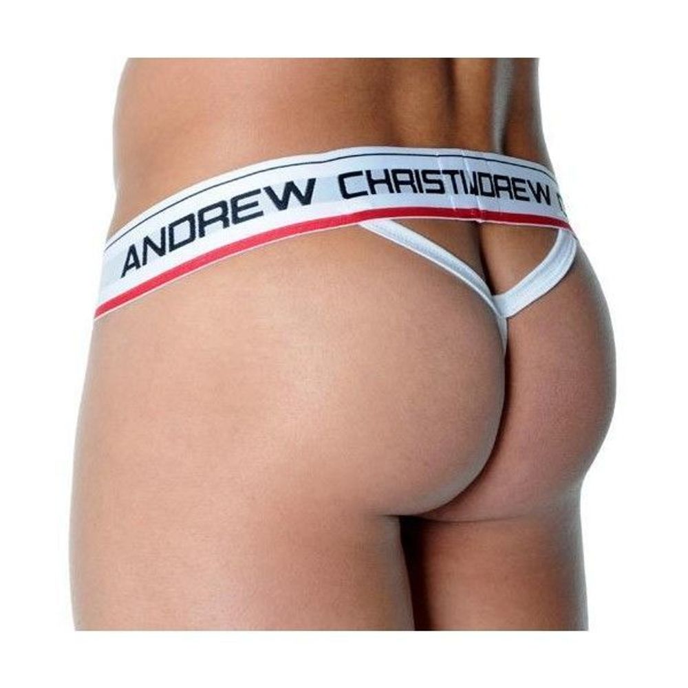 Мужские трусы стринги Andrew Christian Freestyle String Flexsoft Y-Back White AC35