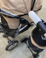 MKR178537 Коляска прогулочная повышенной проходимости для собак и кошек STANDART (макс. нагрузка 15 кг), бежевая