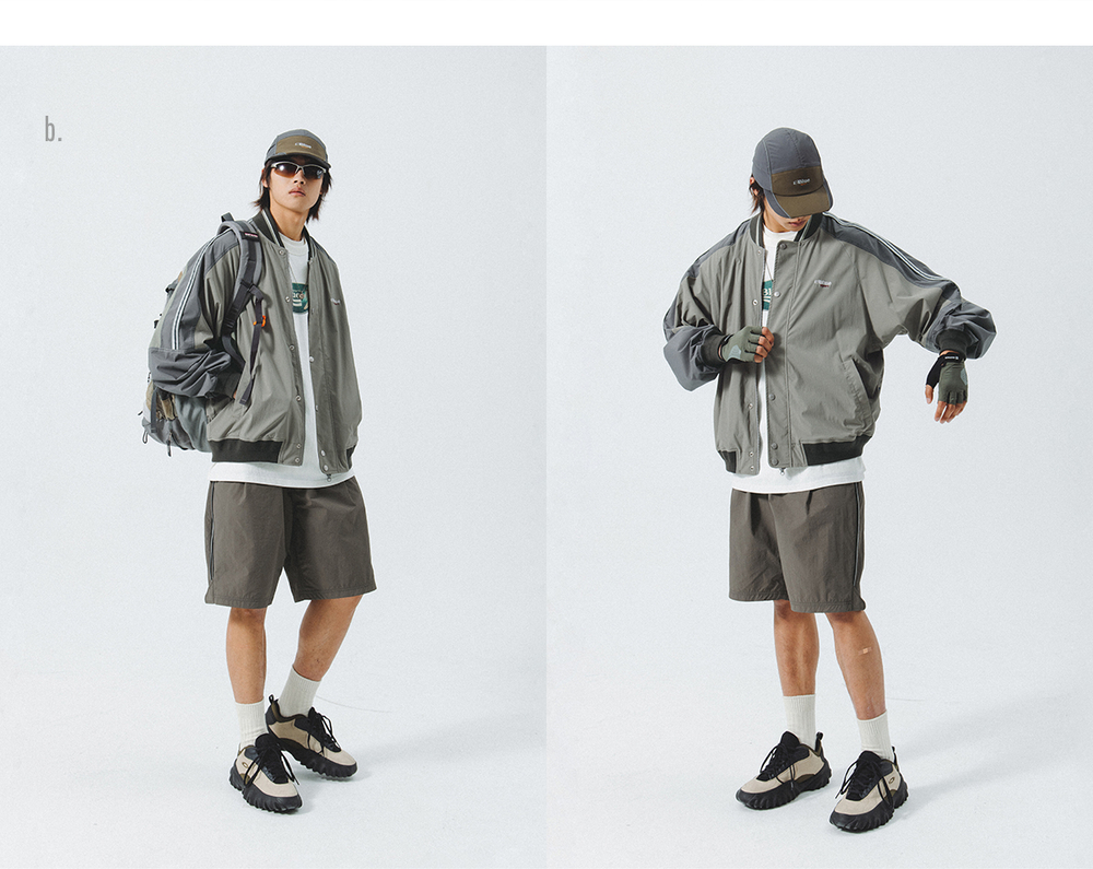 Куртка Nothomme Blue Baseball Retro Jacket