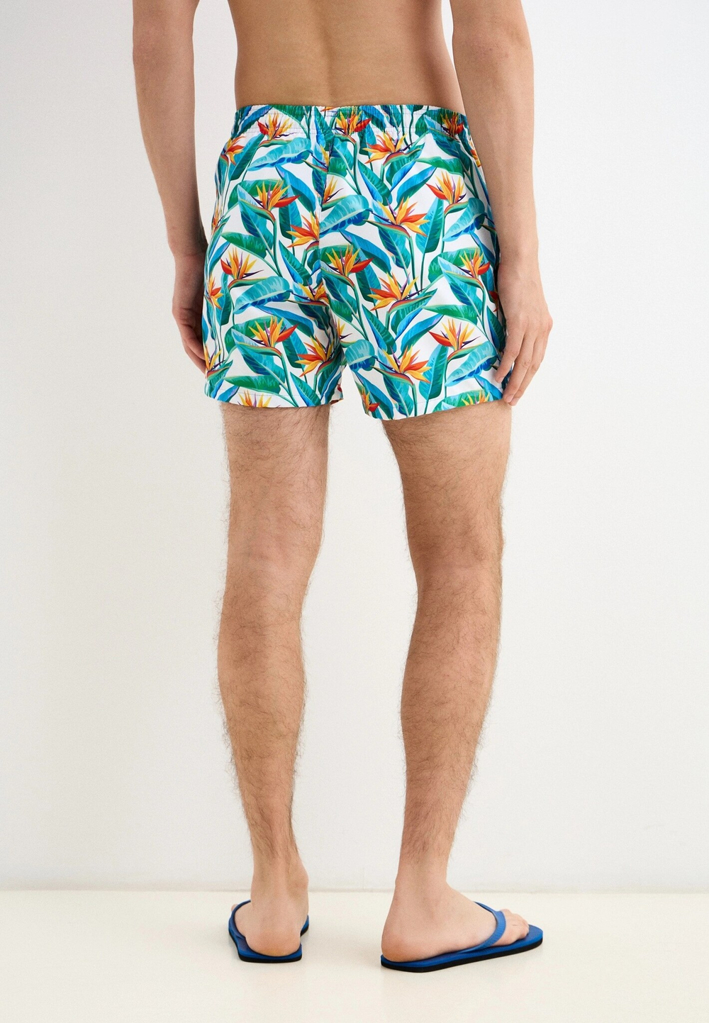 Мужские пляжные шорты голубой