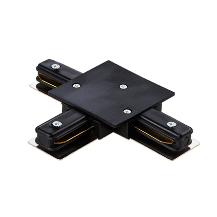 501137 Соединитель д/встраиваемых треков однофазный BARRA T-образный ЧЕРНЫЙ