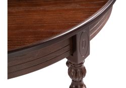 Стол Брейзер 110(140)х110х77 орех темный