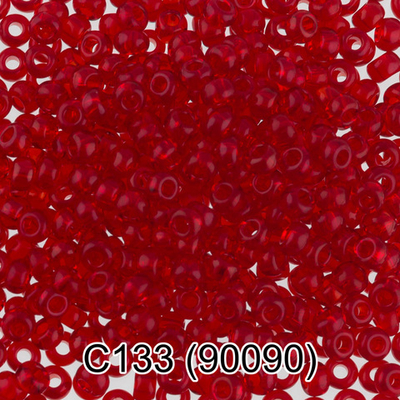 Бисер Чехия "GAMMA" круглый 3 10/0 2.3 мм C133 гранат ( 90090 )