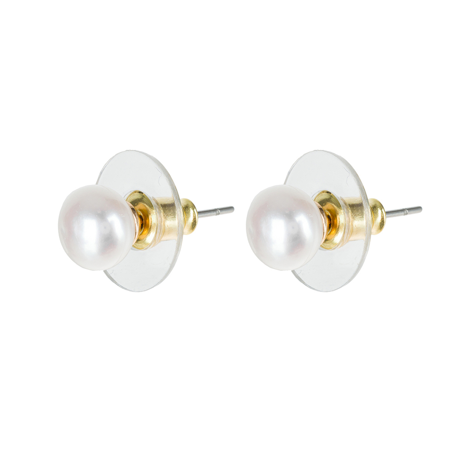 Серьги пусеты Fiore Luna Pearl Point AL1004 G