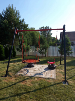 Монтаж уличных качелей Sv Sport