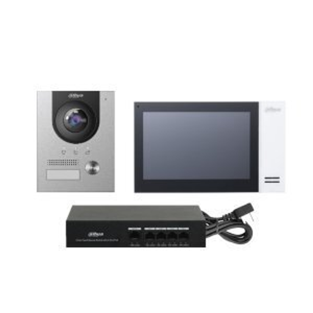 IP-комплект видеодомофона Wi-Fi Dahua DHI-KTP01L(F)