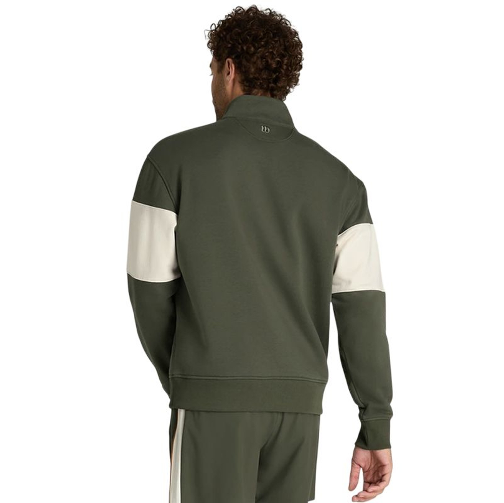 Куртка теннисная Wilson Playstate Half Zip - grape leaf