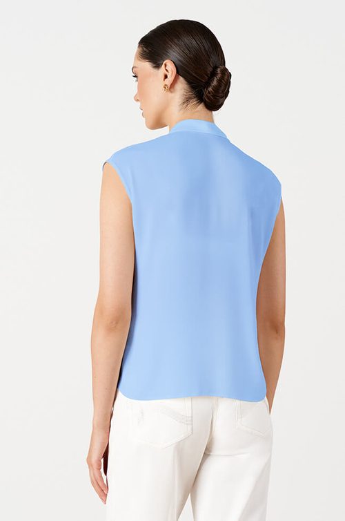 23240 Блузка женская (голубой)