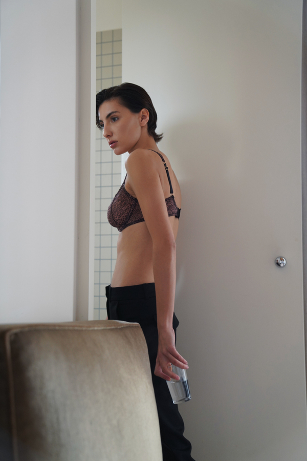 Бюстгалтер mesh strip panther