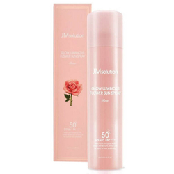 Омолаживающий солнцезащитный спрей с розой JMsolution Glow Luminous Flower Sun Spray SPF50+/PA++++, 180мл
