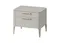 Тумба прикроватная Type oak 2 ящика ширина 60 см (серо-бежевый)