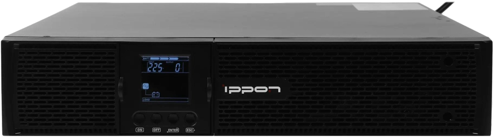 ИБП Ippon Innova RTB 3000, 3000 ВА, 2700 Вт, AVR 165-290В, 8xIEC C13, 1xIEC C19, управление по USB/COM
