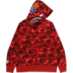 A Bathing Ape Bathing Ape Ss26 Color Camo Shark Full Zip Худи Свитшот