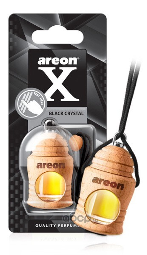 Ароматизатор подвесной  FRESCO  XVER Черный кристал (AREON)