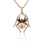 Подвеска «Паук» из красного золота