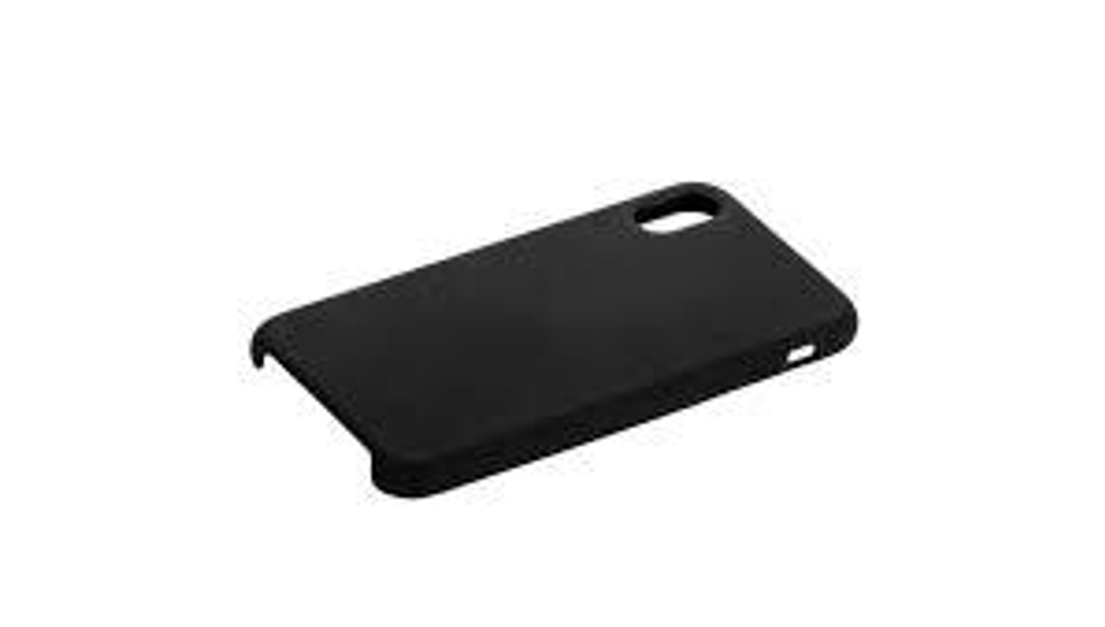 Накладка iPhone XS силикон Black Fashion