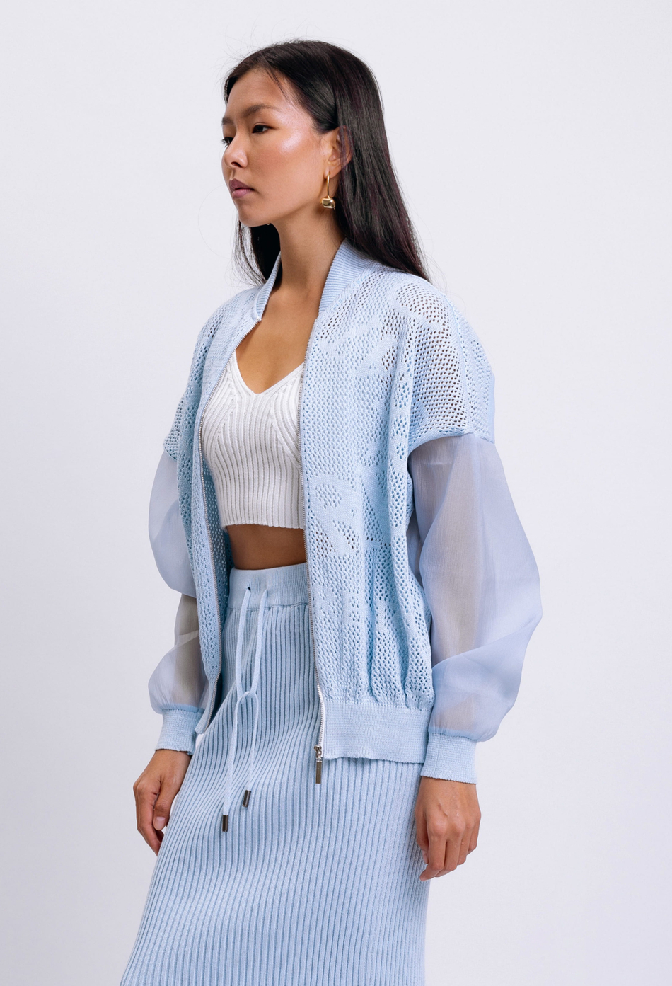 Бомбер из хлопка