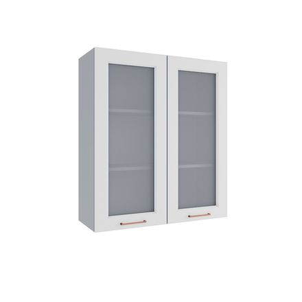 Кухня Модуль ВПС 800 Квадро Белый кожа