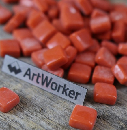 FLORY12 AW011 Стеклянная мозаика 12х12 мм, 0,5 кг