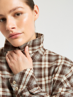 Фланелевая рубашка boyfriend в клетку