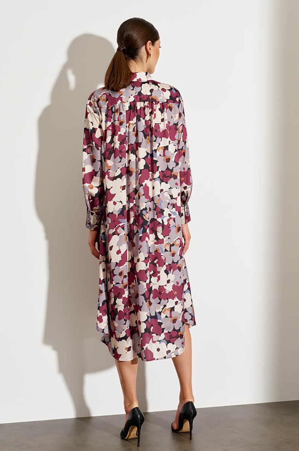 51414 Платье женское (цветочный принт)