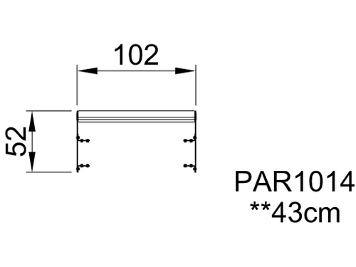 Спинка «Румба», 100 см