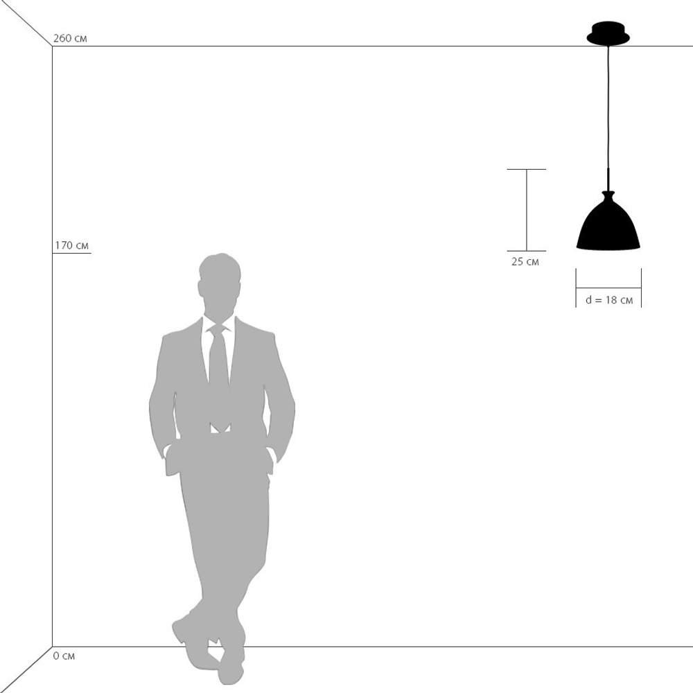 810023 Подвес AGOLA 1х40W E14 ХРОМ/ЯНТАРЬ