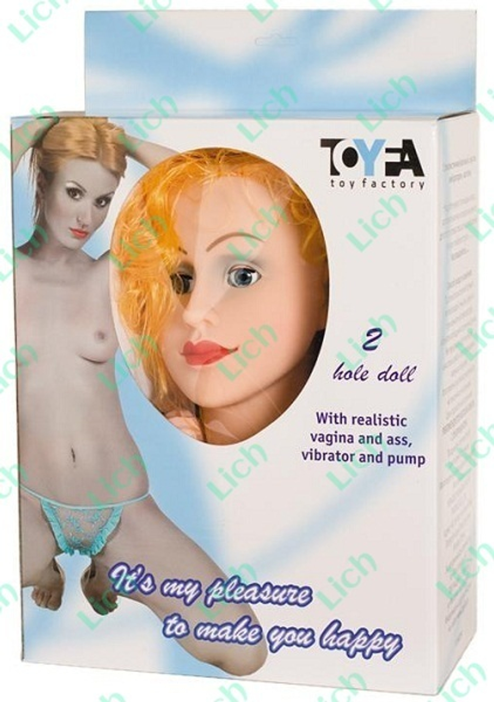 Надувная секс-кукла с реалистичными вставками