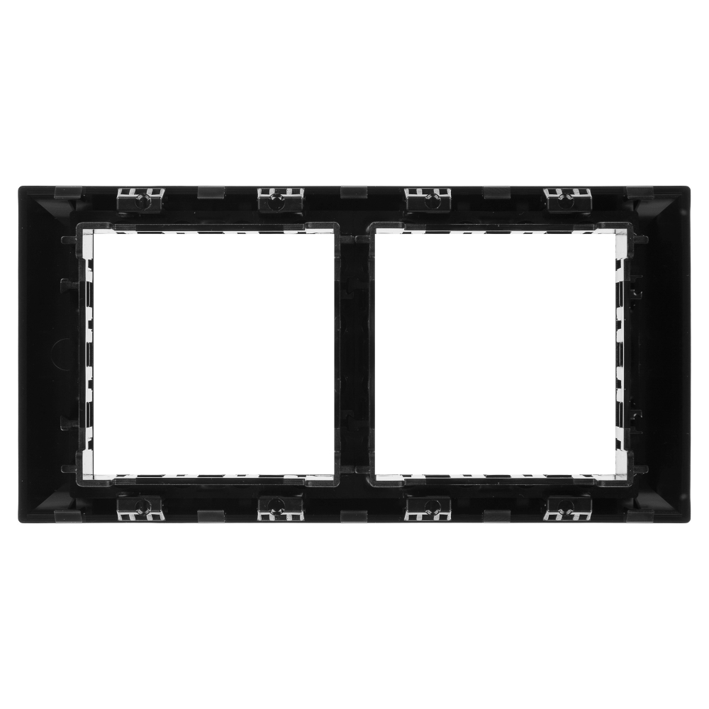 Рамка-суппорт "Avanti" для "In-liner Front", черный, 4 модуля