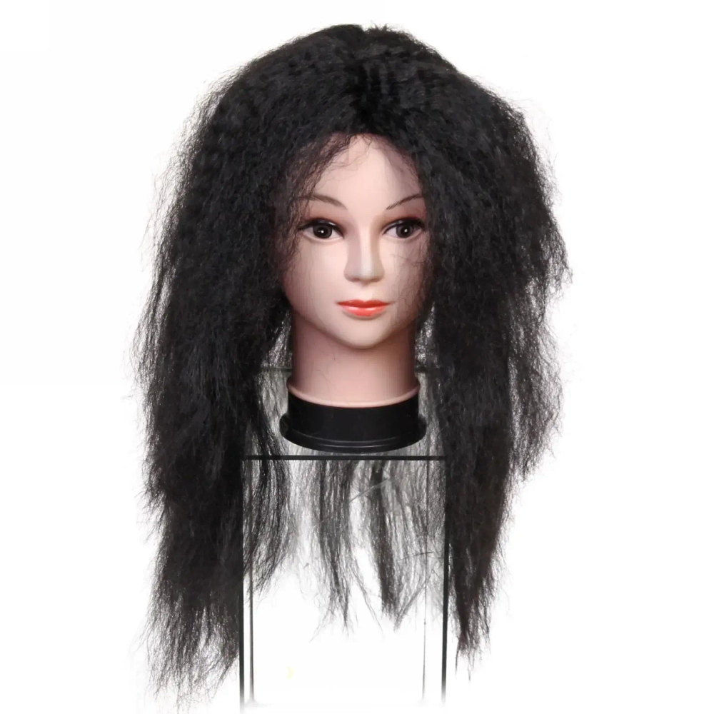 Парик карнавальный «Гофре объемное», Черный