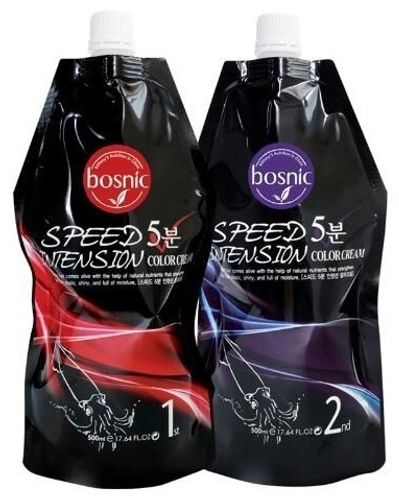 Краска для волос Bosnic Speed Intension Color cream Black