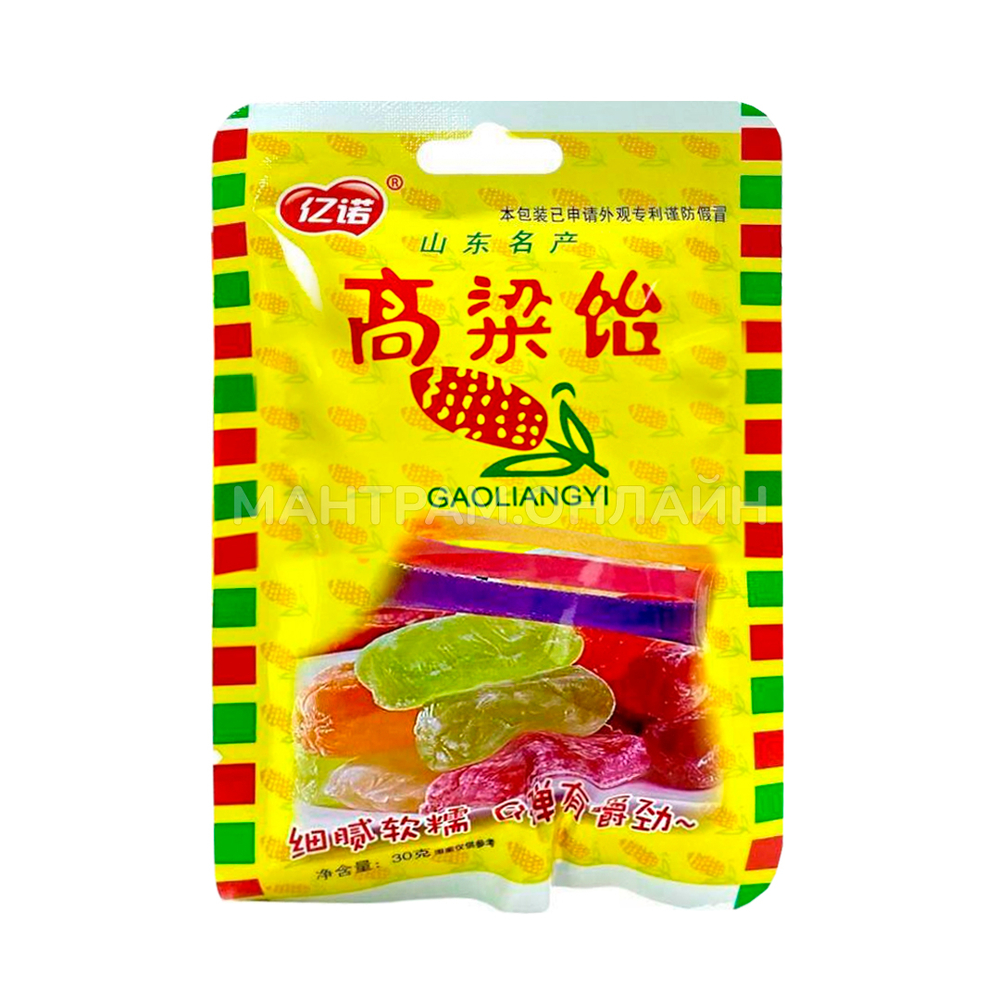 Мармелад Yinuo Gaoliangyi микс вкусов 30 г