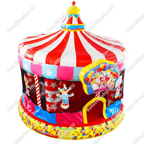 Детский надувной батут "Шатёр цирка" 5*5*4 м