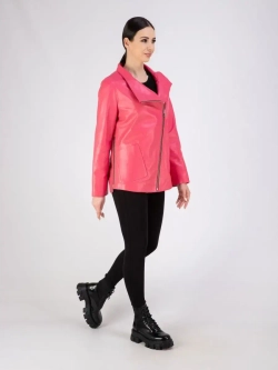 Кожаная куртка демисезонная косуха