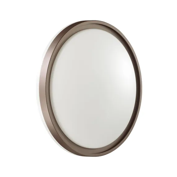 3044/EL PALE SN 028 Светильник пластик/белый/коричневый LED 72Вт 3000-6300К D495 IP43 пульт ДУ NAVIL